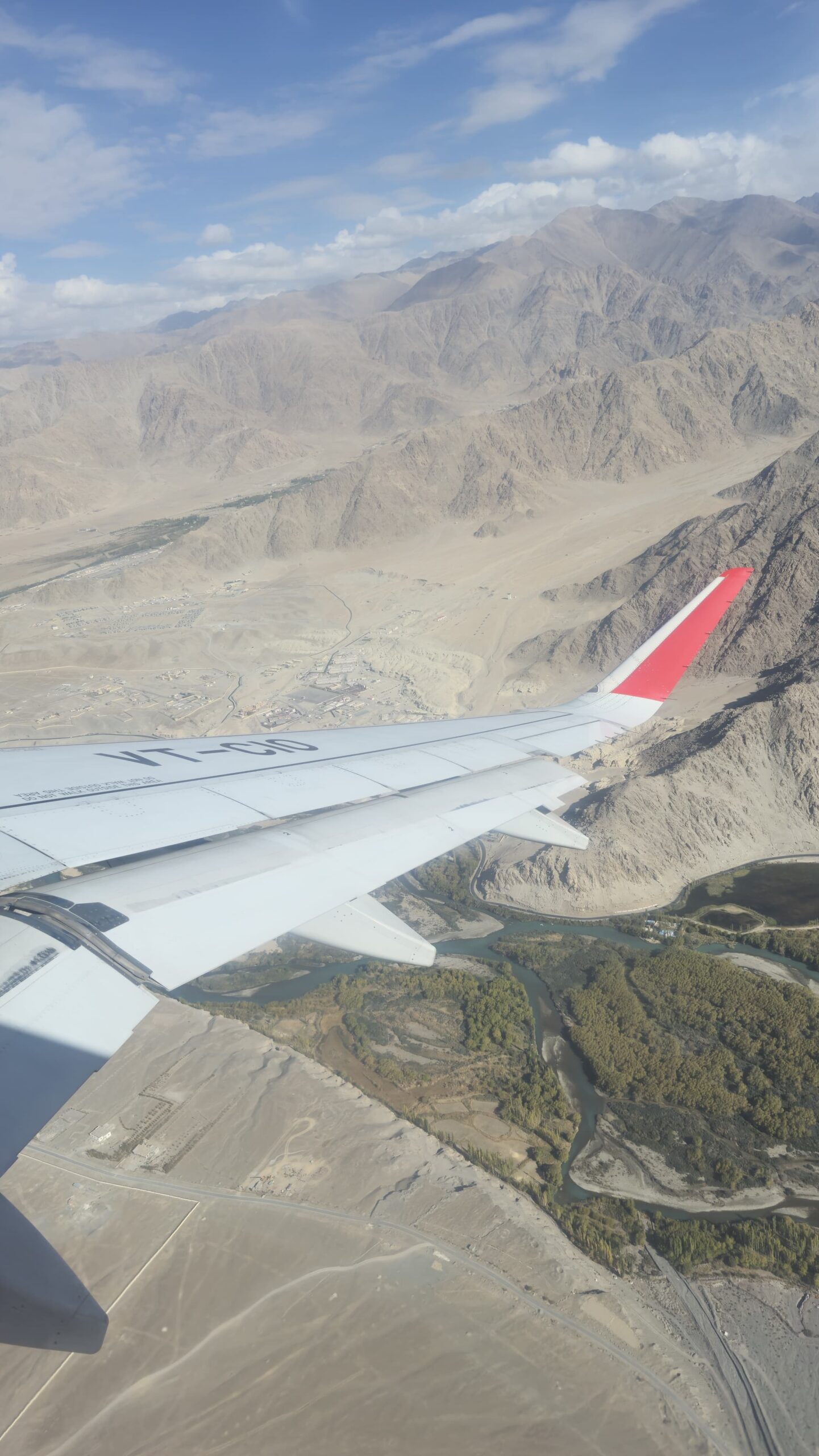 Aerial View of Leh city