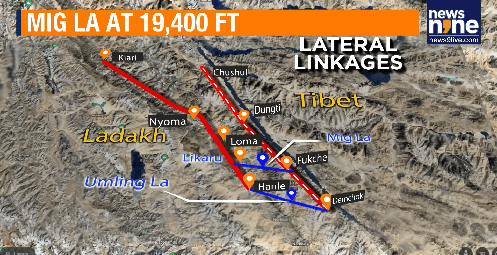 Mig La, Ladakh at 19,400 ft, the New Highest Motorable Pass of the World 4 Mig La location